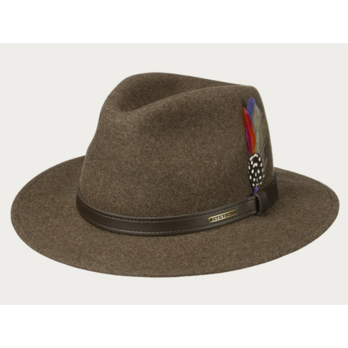 CHAPEAU STETSON LAINE MARRON