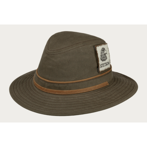 CHAPEAU STETSON COTON KAKI