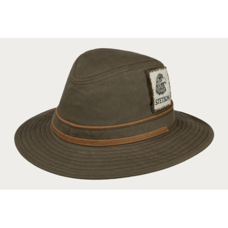CHAPEAU STETSON COTON KAKI