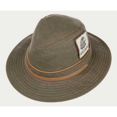 CHAPEAU STETSON COTON KAKI