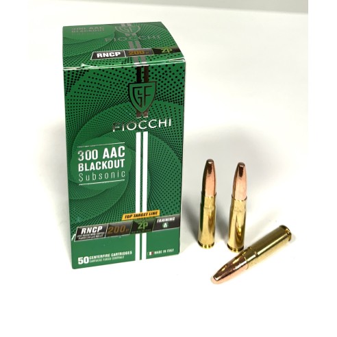 300 AAC BLK FIOCCHI RNCP 200 GR SUBSONIC  BTE X50