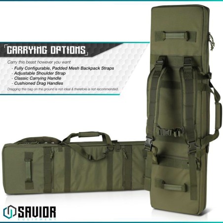 HOUSSE M4 SAVIOR URBAN WARFARE 36'' DOUBLE RIFFE