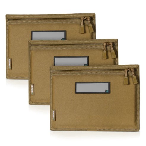 SAVIOR LOT DE 3 HOUSSES DE RANGEMENT TAN