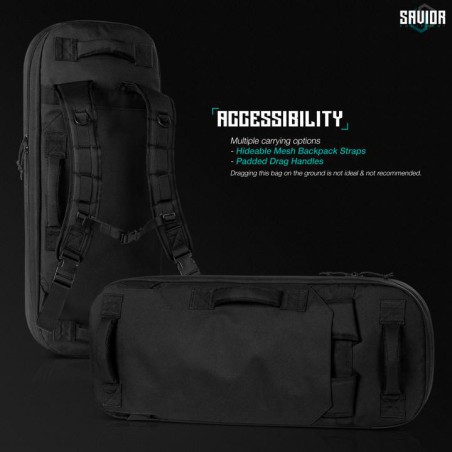 HOUSSE SAVIOR SPECIALIST COVERT 34\'\' RIFLE CASE NOIR