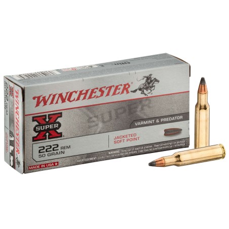 222R WINCHESTER SOFT POINT 50GR