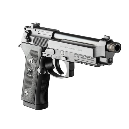 PISTOLET BERETTA M9 A3 BLACK AQUA TEK CAL 9X19 FILETE 1/2X28