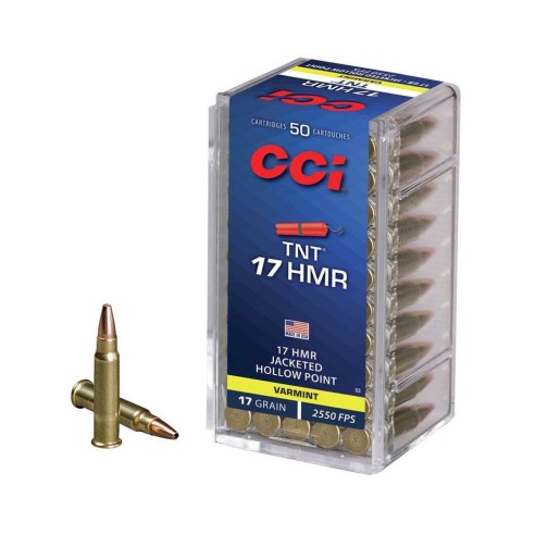 17 HMR CCI TNT 17 GR JHP BTE X50