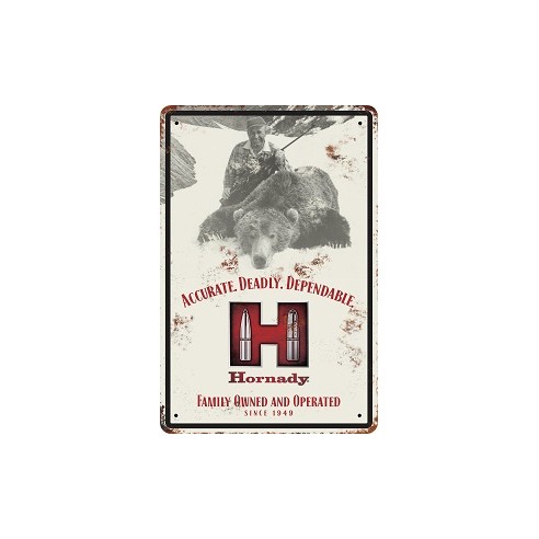 PLAQUE HORNADY DECO AMMUNITIONS