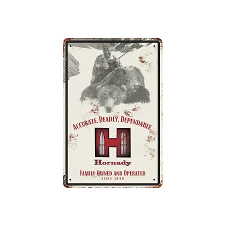 PLAQUE HORNADY DECO AMMUNITIONS