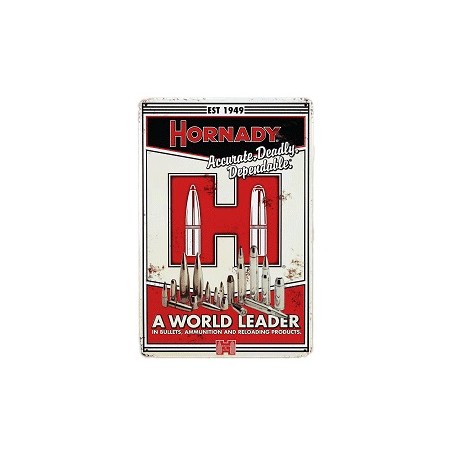 PLAQUE HORNADY A WORLD LEADER