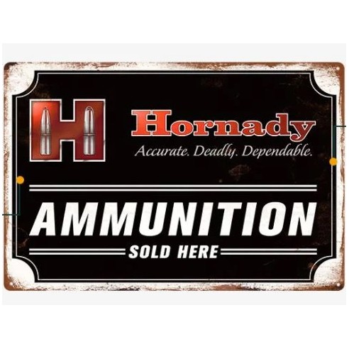 PLAQUE DECORATIVE HORNADY ACCURATE DEALDY