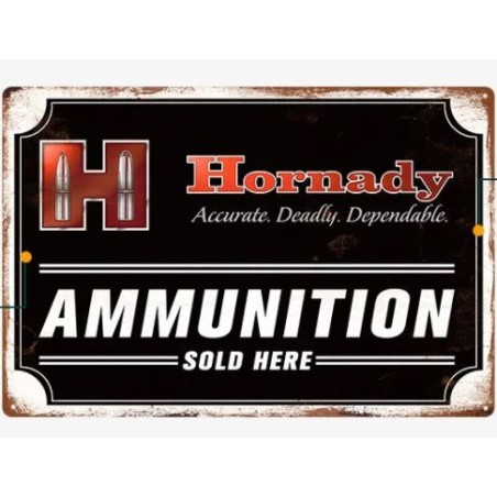 PLAQUE DECORATIVE HORNADY ACCURATE DEALDY