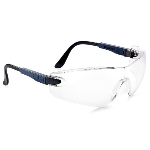 LUNETTE BOLLE VIPER INCOLORE MONTURE BLEUE