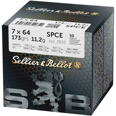 7X64 SELLIER BELLOT SP 173GR  X50