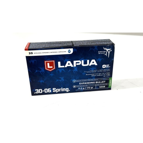 LAPUA CAL 30.06 NATURALIS 170gr BTE X20