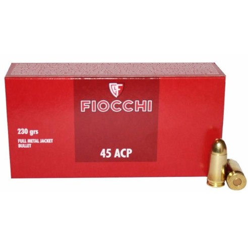 45 AUTO FIOCCHI FMJ 230GR