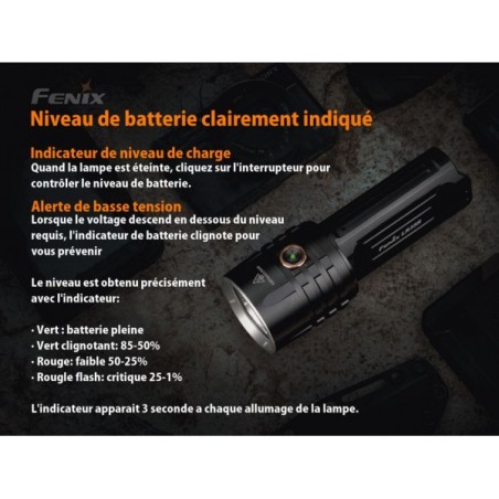 LAMPE FENIX LR35R 10 000 LUMENS