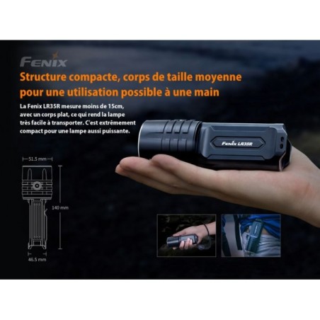 LAMPE FENIX LR35R 10 000 LUMENS