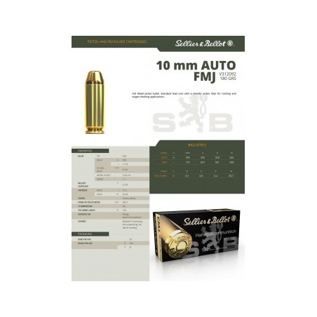 10mm AUTO SELLIER BELLOT