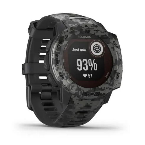 MONTRE GPS GARMIN INSTINCT SOLAR GRAPHITE CAMO