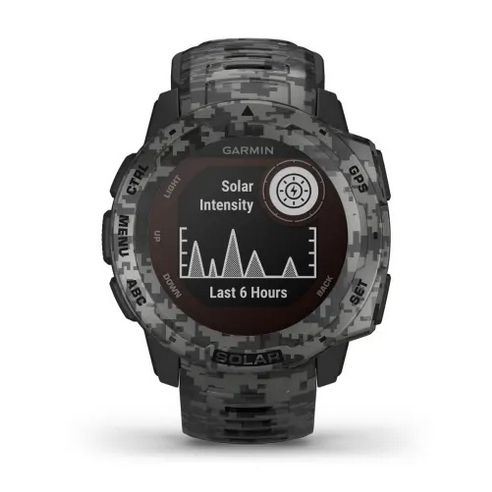 MONTRE GPS GARMIN INSTINCT SOLAR GRAPHITE CAMO