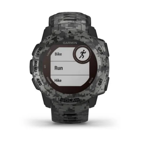 MONTRE GPS GARMIN INSTINCT SOLAR GRAPHITE CAMO