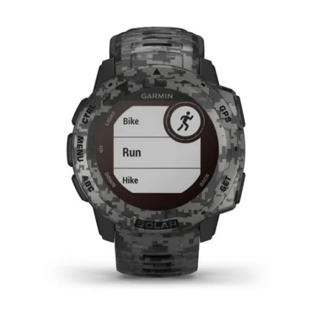 MONTRE GPS GARMIN INSTINCT SOLAR GRAPHITE CAMO