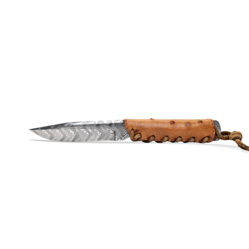 COUTEAU WILDSTEER BABY WILD DAMAS CARBONE AUTRUCHE