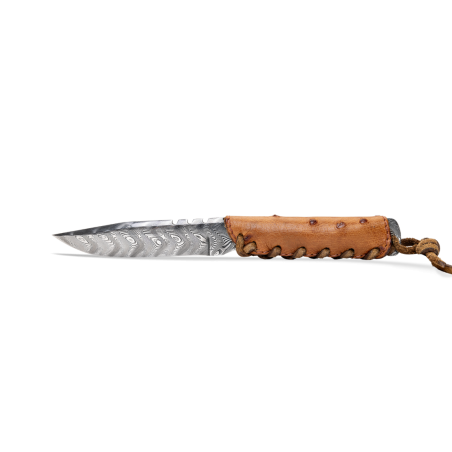 COUTEAU WILDSTEER BABY WILD DAMAS CARBONE AUTRUCHE