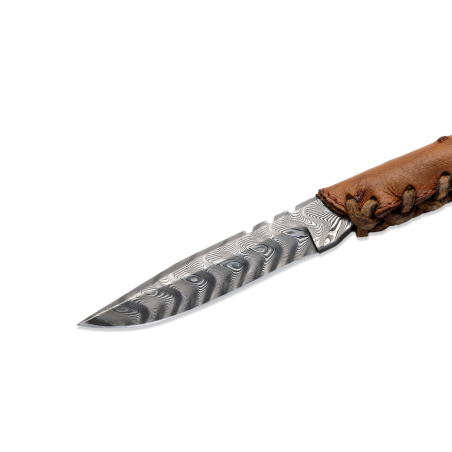 COUTEAU WILDSTEER BABY WILD DAMAS CARBONE AUTRUCHE