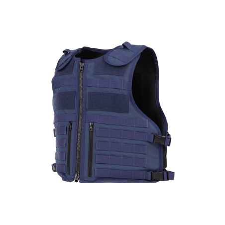 GILET A FERMETURE CENTRALE TACTIQUE BLEU TAILLE XL
