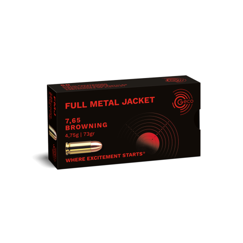 32 ACP 7.65 BROWNING GECO FMJ 73GR