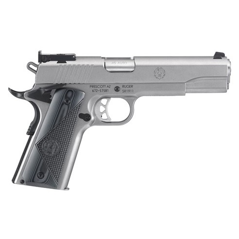 PISTOLET RUGER SR 1911 TARGET INOX CAL 45 AUTO 5''