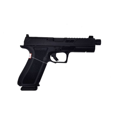 PISTOLET SHADOW SYSTEMS DR920 CULASSE ELITE, CANON NOIR, FLUTE FILETE 1/2X28 CAL 9X19