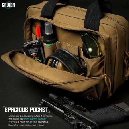 SACOCHE SAVIOR POUR 2 ARMES + EQUIPEMENT TAN