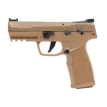 PISTOLET SIG P322 COYOTE CAL 22 LR 19 COUPS-OPTIC READY-FILETE