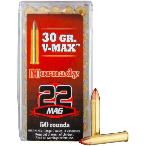 HORNADY 22 MAG 30GR V-MAX