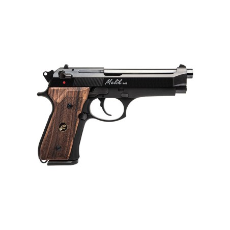 PISTOLET MELICK C101 GRAPHITE BLACK PLAQUETTE BOIS CAL 9X19