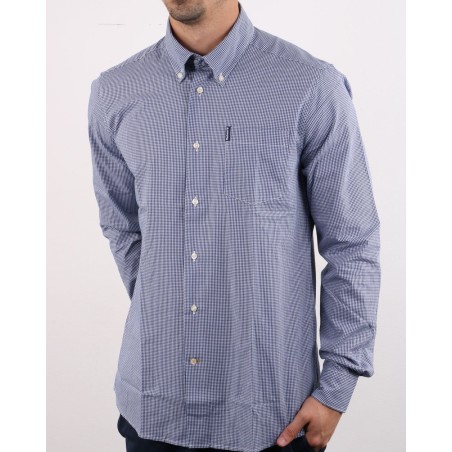 CHEMISE BARBOUR GINGHAM 10 REGULAR INKY BLUE Taille XXXL