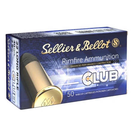 22LR SELLIER BELLOT CLUB LRN/40GR X50