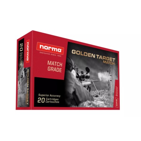 308 WIN NORMA GOLDEN TARGET 168 GR HPBT BTE X 20