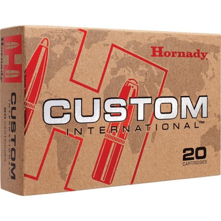 9.3X62 286gr. HORNADY CUSTOM INTERLOCK BTE X20