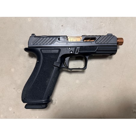 PISTOLET SHADOW SYSTEMS XR 920 CULASSE ELITE, CANON BRONZE, FLUTE FILETE CAL 9X19