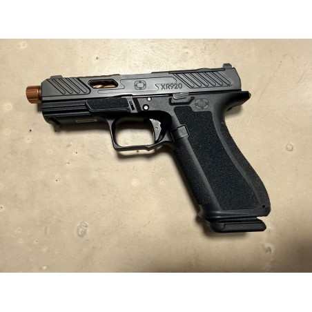 PISTOLET SHADOW SYSTEMS XR 920 CULASSE ELITE, CANON BRONZE, FLUTE FILETE CAL 9X19