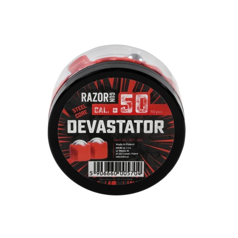 BALLES ACIER DEVASTATOR ROUGE CAL 50