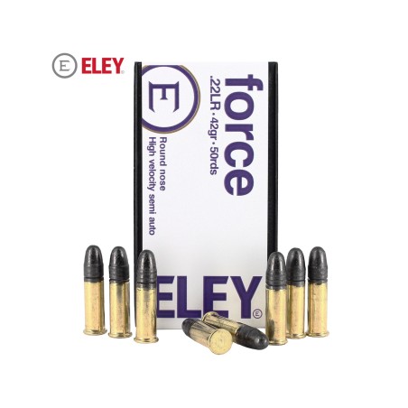 CARTOUCHE ELEY FORCE HV 42GR CAL. 22 LR bte x50