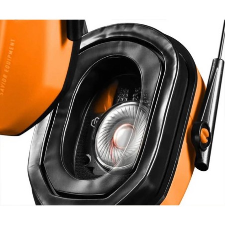 CASQUE ANTI BRUIT ELECTRONIQUE SAVIOR APOLLO ORANGE
