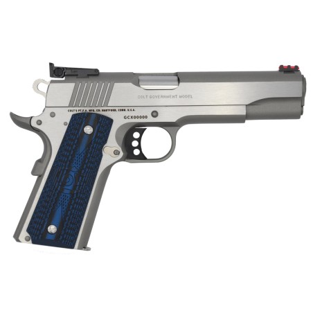Pistolet COLT 1911 GOLD CUP LITE 5" INOX BROSSE CAL 45 ACP