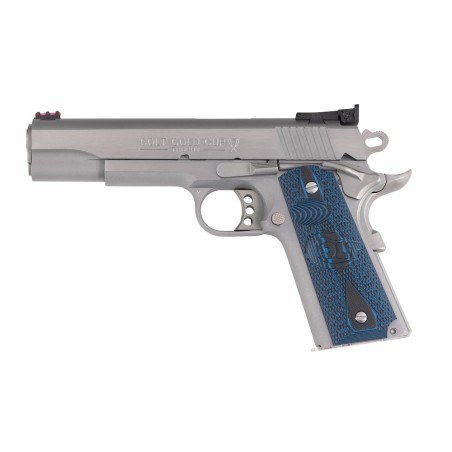 Pistolet COLT 1911 GOLD CUP LITE 5" INOX BROSSE CAL 45 ACP