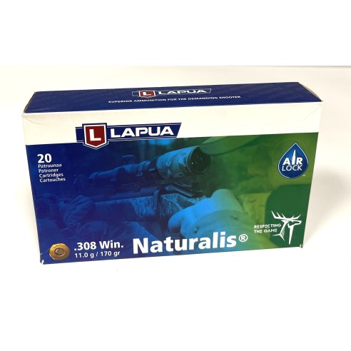 308 WIN LAPUA NATURALIS 170 GR BTE X20